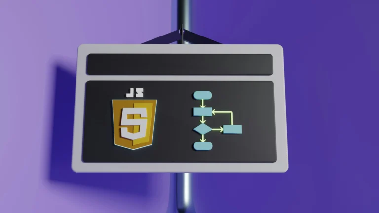 Illustration showing the difference between frontend and backend development — a split screen with a user interface on one side and server code and database icons on the other